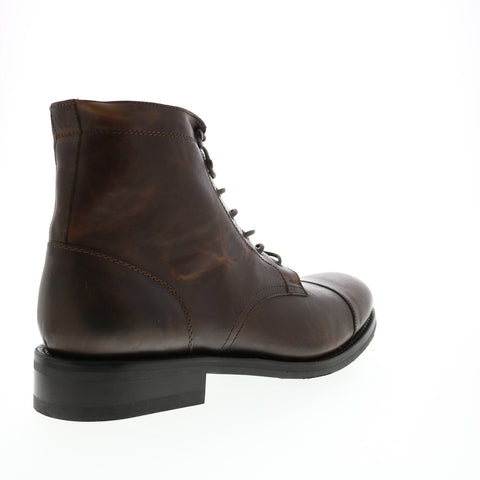 Wolverine BLVD Cap Toe W990091 Mens Brown Leather Casual Dress Boots
