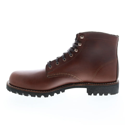 Wolverine 1000 Mile Plain Toe Rugged Boot Mens Brown Casual Dress Boots