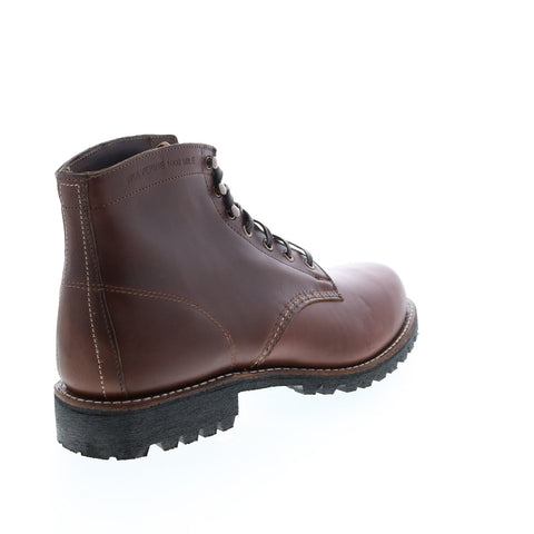 Wolverine 1000 Mile Plain Toe Rugged Boot Mens Brown Casual Dress Boots