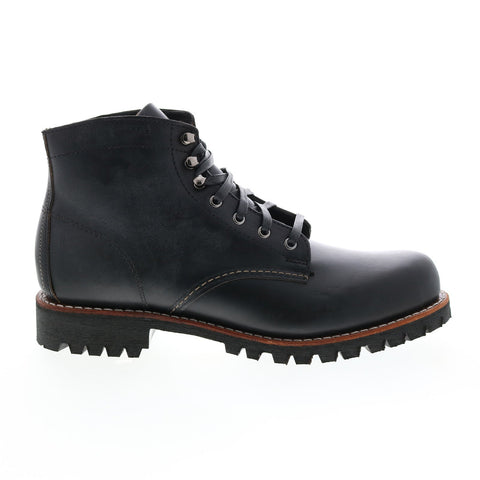 Wolverine 1000 Mile Plain Toe Rugged Boot Mens Black Casual Dress Boots