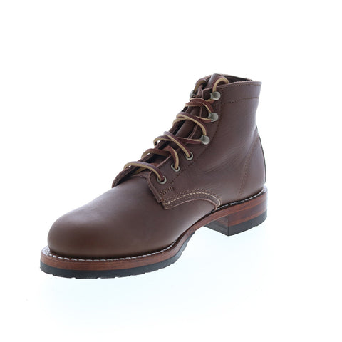 Wolverine Evans W990147 Mens Brown Leather Lace Up Casual Dress Boots 
