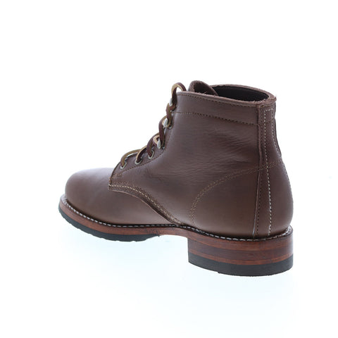 Wolverine Evans W990147 Mens Brown Leather Lace Up Casual Dress Boots 