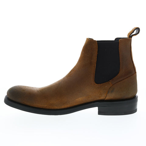 Wolverine BLVD Chelsea W990181 Mens Brown Leather Slip On Chelsea Boots