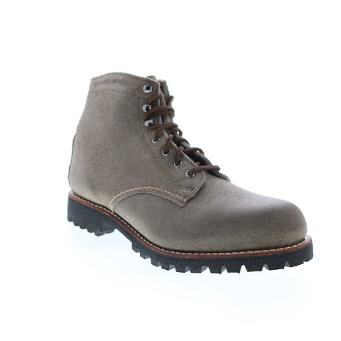 Wolverine 1000 Mile Axel W990183 Mens Gray Suede Casual Dress Boots