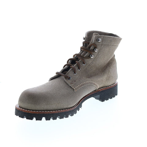 Wolverine 1000 Mile Axel W990183 Mens Gray Suede Casual Dress Boots