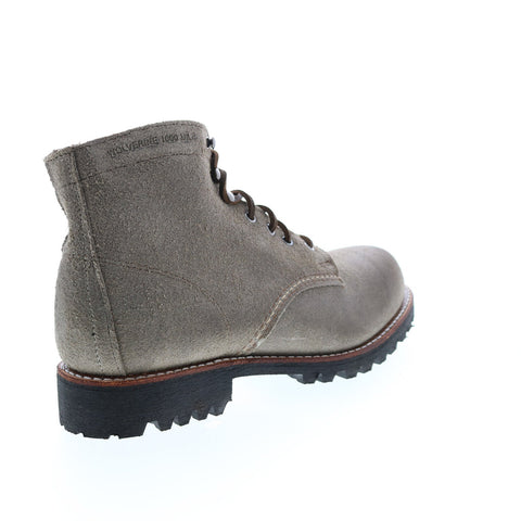 Wolverine 1000 Mile Axel W990183 Mens Gray Suede Casual Dress Boots
