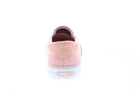 Lugz Bandit WBANDIC-658 Mens Pink Canvas Slip On Lifestyle Sneakers Shoes