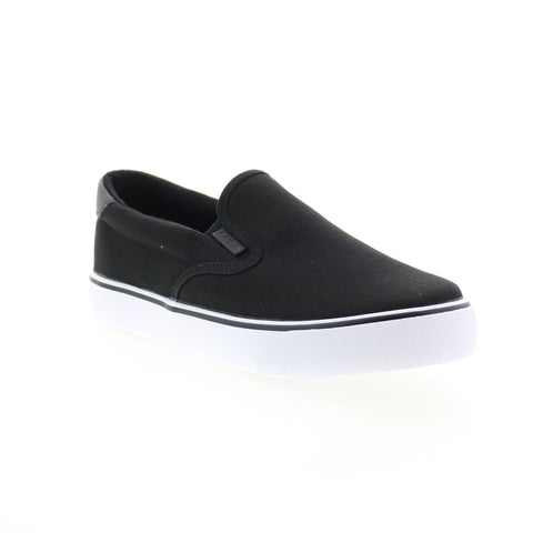 Lugz Clipper WCLPRWC-008 Womens Black Wide Canvas Lifestyle Sneakers Shoes