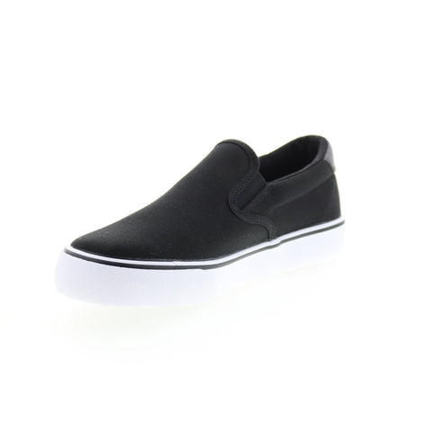 Lugz Clipper WCLPRWC-008 Womens Black Wide Canvas Lifestyle Sneakers Shoes