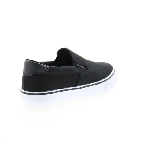 Lugz Clipper WCLPRWC-008 Womens Black Wide Canvas Lifestyle Sneakers Shoes