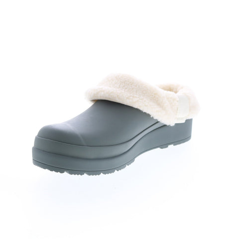 Hunter Play Insulated Clog WFF1000RSP-UBY Womens Gray Mules Clog Shoes