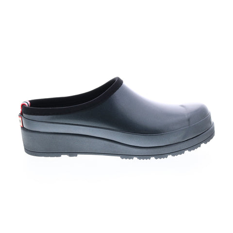 Hunter Original Play Nebula Clog WFF1002NEB-BLK Womens Black Mules Clog Shoes