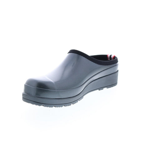 Hunter Original Play Nebula Clog WFF1002NEB-BLK Womens Black Mules Clog Shoes