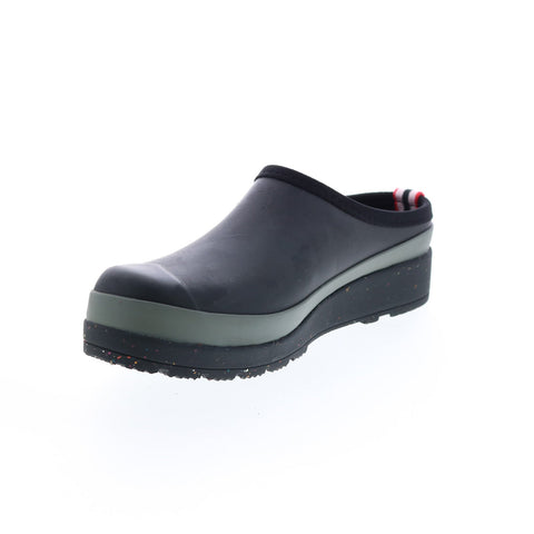Hunter Play Speckled Sole Clog WFF1090RMA-BYA Womens Black Mules Clog Shoes