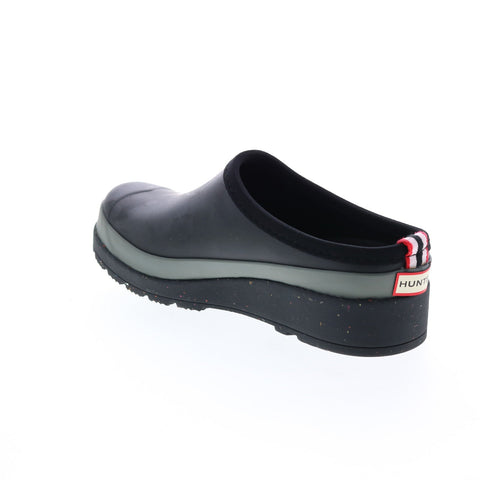Hunter Play Speckled Sole Clog WFF1090RMA-BYA Womens Black Mules Clog Shoes