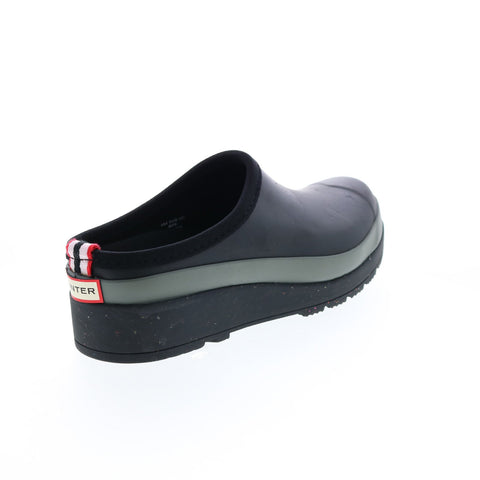 Hunter Play Speckled Sole Clog WFF1090RMA-BYA Womens Black Mules Clog Shoes