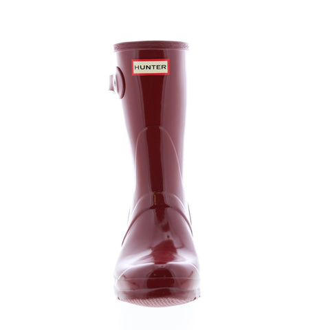 Hunter Original Short Gloss Boot WFS1000RGL-FRD Womens Red Rain Boots