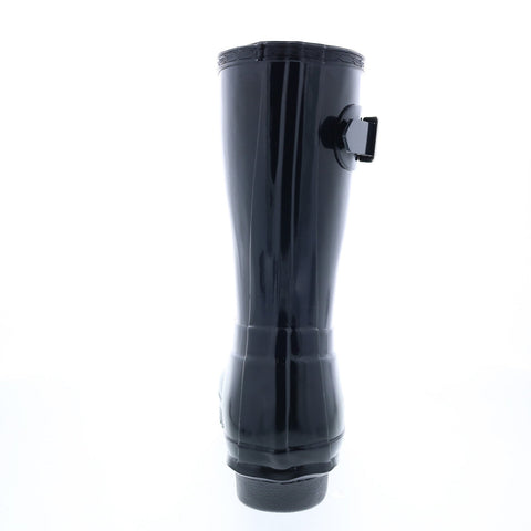 Hunter Original Short Gloss Boot WFS1000RGL-NVY Womens Blue Rain Boots