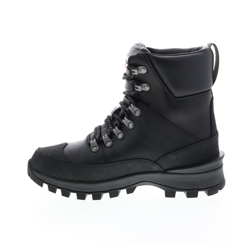 Hunter Leather Commando Boot WFS1009NUB-BLK Womens Black Rain Boots
