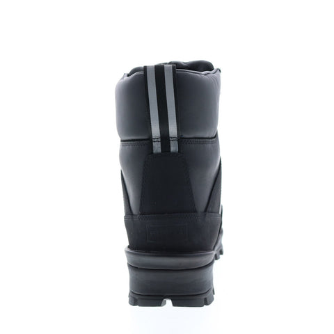 Hunter Leather Commando Boot WFS1009NUB-BLK Womens Black Rain Boots