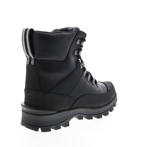 Hunter Leather Commando Boot WFS1009NUB-BLK Womens Black Rain Boots