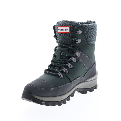 Hunter Recycled Polyester Commando Boot WFS1009NYL-AHN Womens Green Rain Boots