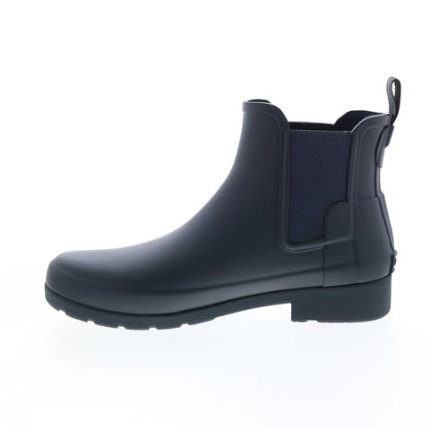 Hunter Refined Rain Boots Boot WFS1017RMA-NVY Womens Blue Rain Boots