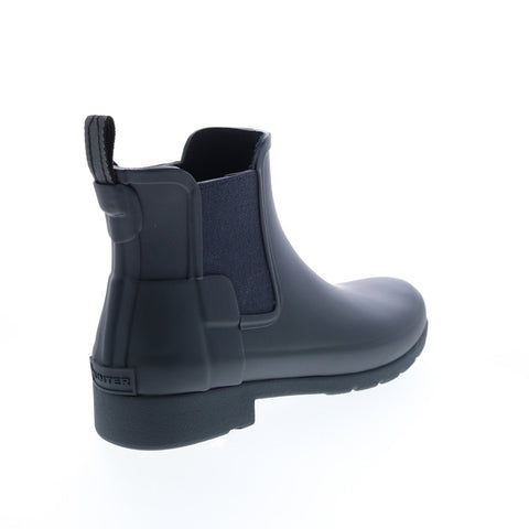 Hunter Refined Rain Boots Boot WFS1017RMA-NVY Womens Blue Rain Boots