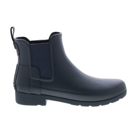 Hunter Refined Rain Boots Boot WFS1017RMA-NVY Womens Blue Rain Boots