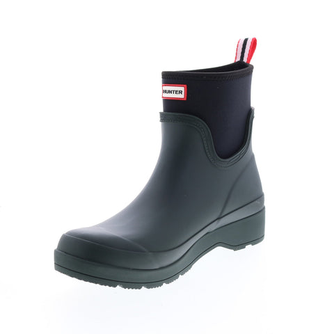 Hunter Play Short Neoprene Boot WFS1020RMA-ATM Womens Green Rain Boots