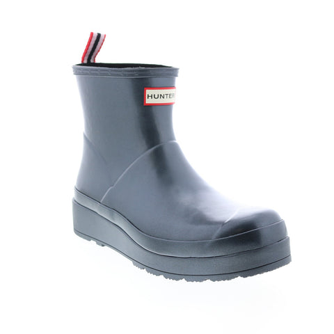 Hunter Play Short Nebula Boot WFS2020NEB-BLK Womens Black Rain Boots