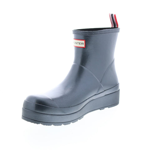 Hunter Play Short Nebula Boot WFS2020NEB-BLK Womens Black Rain Boots