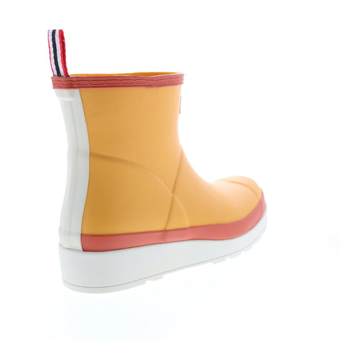 Hunter Original Play Short Boot WFS2020RMA-NWW Womens Yellow Synthetic Rain Boots