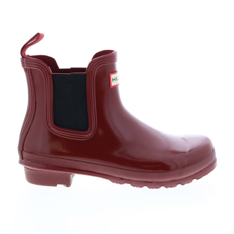 Hunter Original Rain Boots Gloss Boot WFS2078RGL-FLK Womens Red Rain Boots