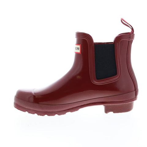 Hunter Original Rain Boots Gloss Boot WFS2078RGL-FLK Womens Red Rain Boots