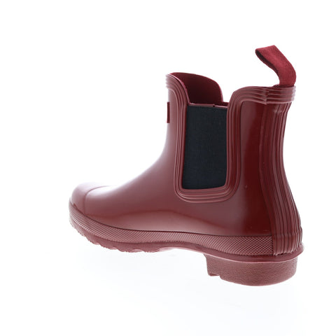 Hunter Original Rain Boots Gloss Boot WFS2078RGL-FLK Womens Red Rain Boots