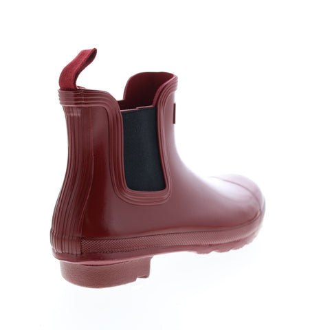 Hunter Original Rain Boots Gloss Boot WFS2078RGL-FLK Womens Red Rain Boots