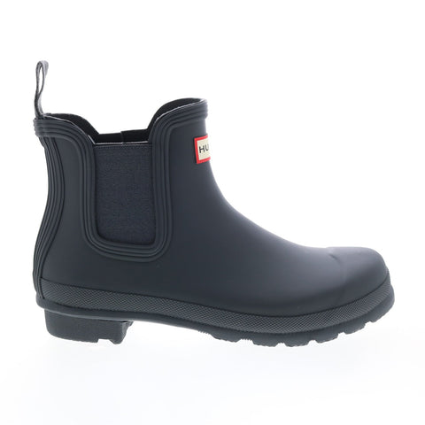 Hunter Original Rain Boots Boot Womens Black Synthetic Slip On Rain Boots