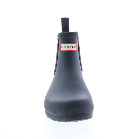 Hunter Original Rain Boots Boot Womens Black Synthetic Slip On Rain Boots