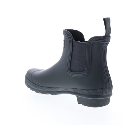 Hunter Original Rain Boots Boot Womens Black Synthetic Slip On Rain Boots