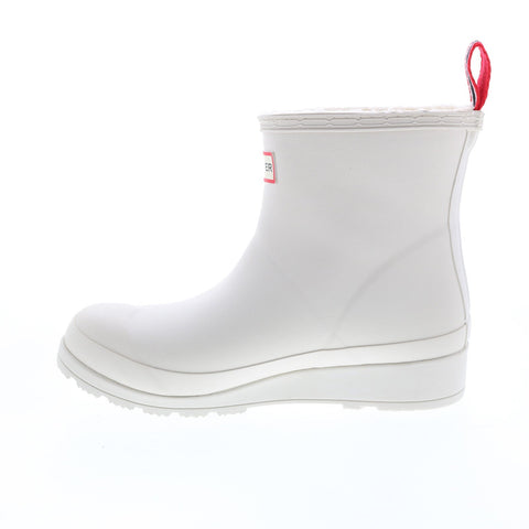 Hunter Play Short Insulated Boot WFS2235RMA-WHW Womens White Rain Boots
