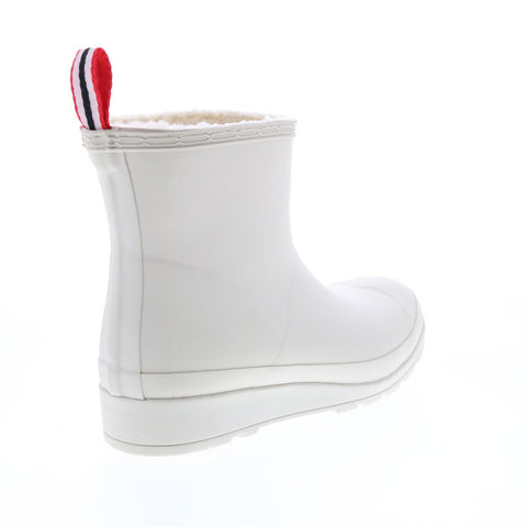 Hunter Play Short Insulated Boot WFS2235RMA-WHW Womens White Rain Boots