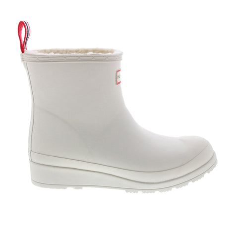 Hunter Play Short Insulated Boot WFS2235RMA-WHW Womens Beige Rain Boots