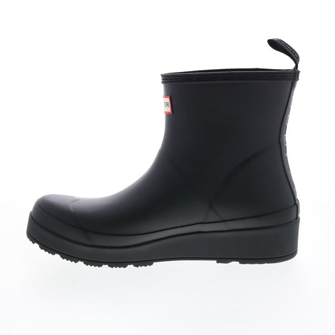Hunter Play Short Hunter Backstrap Print Boot Womens Black Rain Boots