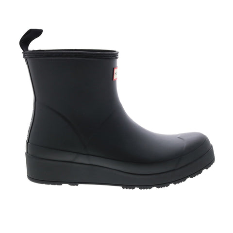 Hunter Play Short Hunter Backstrap Print Boot Womens Black Rain Boots