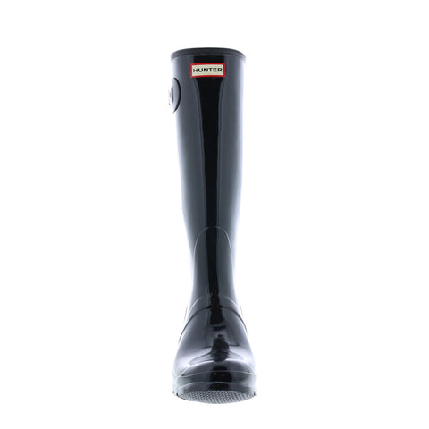 Hunter Original Tall Gloss Boot WFT1000RGL-BLK Womens Black Rain Boots