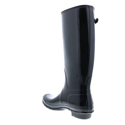 Hunter Original Tall Gloss Boot WFT1000RGL-BLK Womens Black Rain Boots