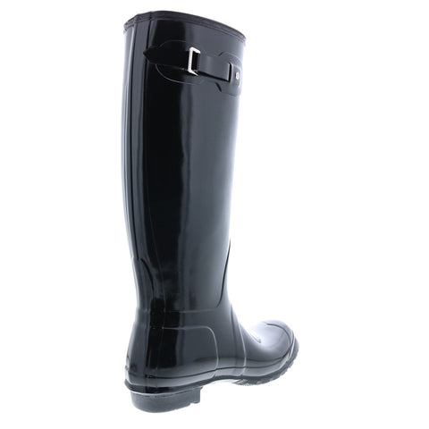 Hunter Original Tall Gloss Boot WFT1000RGL-BLK Womens Black Rain Boots