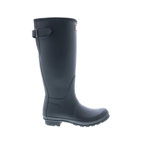 Hunter Original Tall Back Adjustable Boot WFT1001RMA-DSL Womens Black Rain Boots