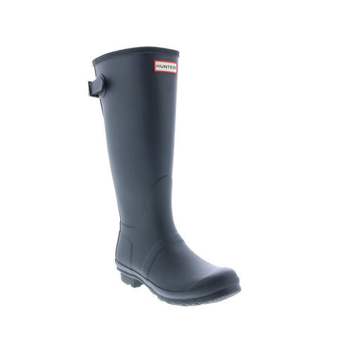 Hunter Original Tall Back Adjustable Boot WFT1001RMA-DSL Womens Black Rain Boots